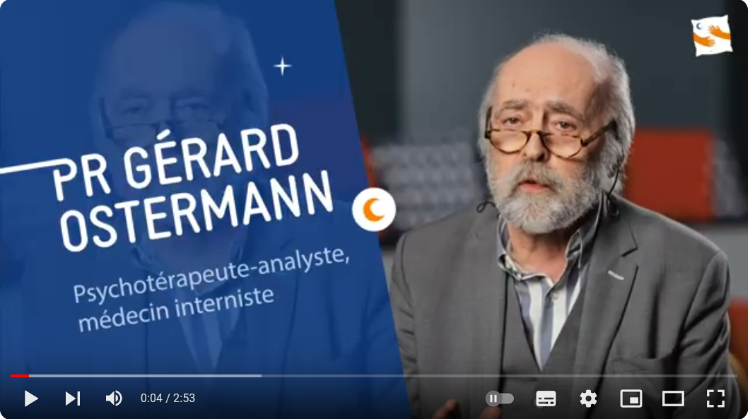 Image extraite de la video interview du professeur gerard ostermann donnant des conseils pour retrouver le sommeil